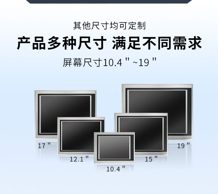 工業(yè)電阻顯示器尺寸